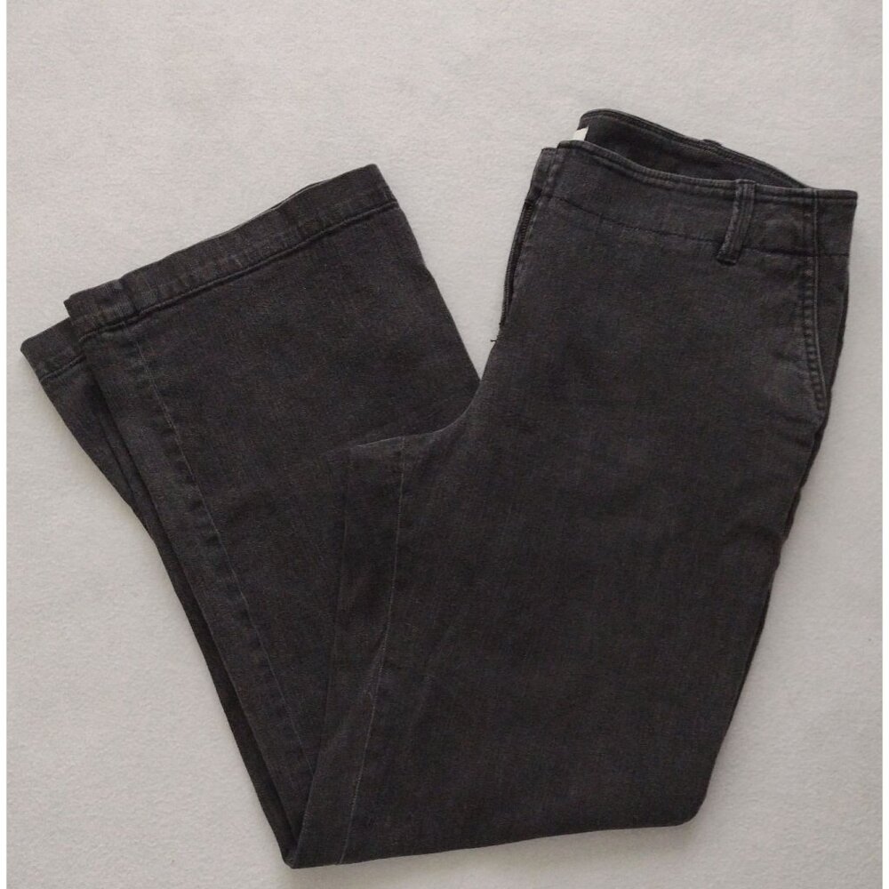 Talbots Signature Black Denim Pants 14 Stretch Cotton Bootcut Jeans - Picture 12 of 12